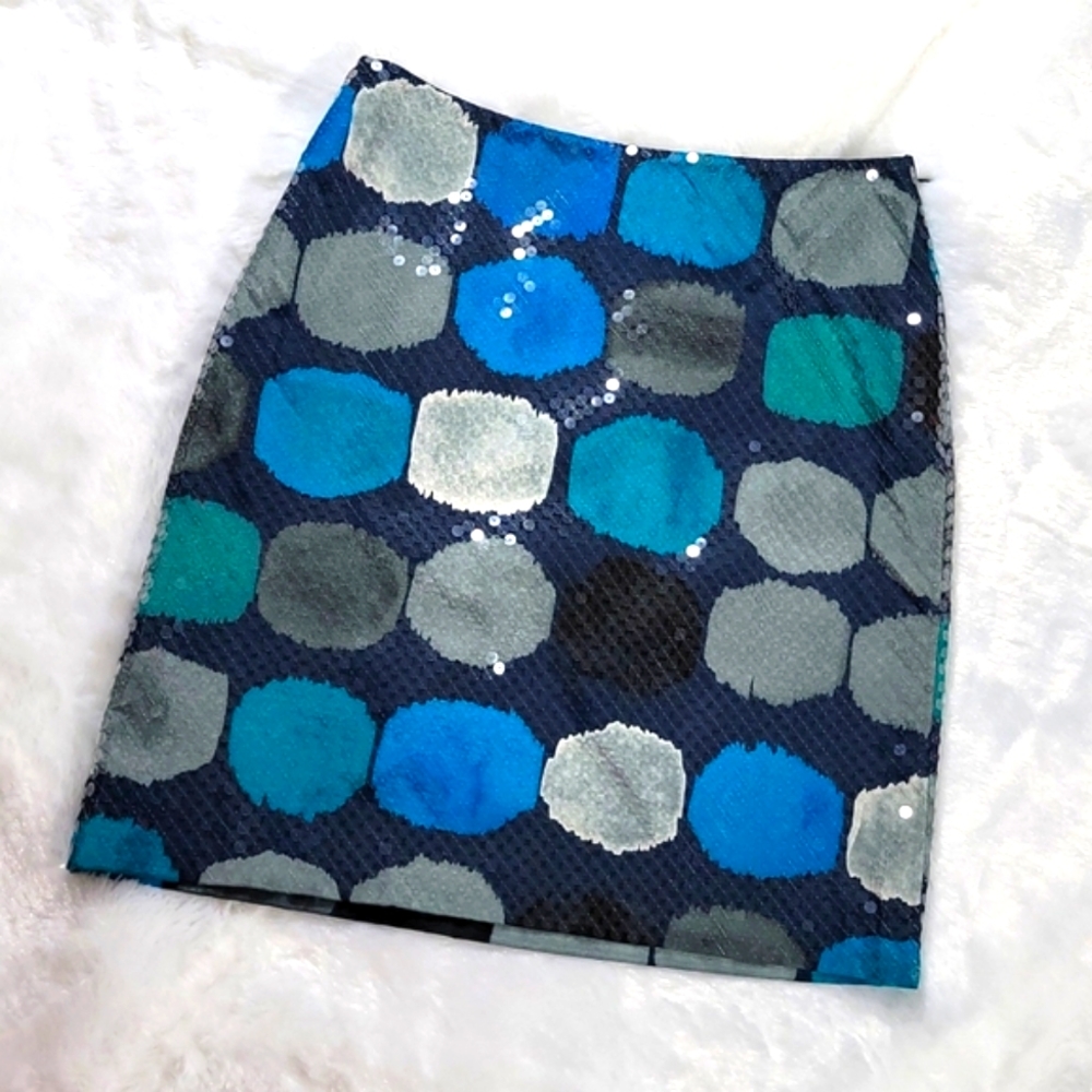 NEW Ann Taylor Sequin Skirt Size 2P